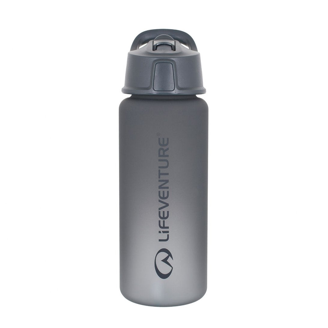 Lifeventure Flip-Top BPA Free 750ml Water Bottle (Grey)