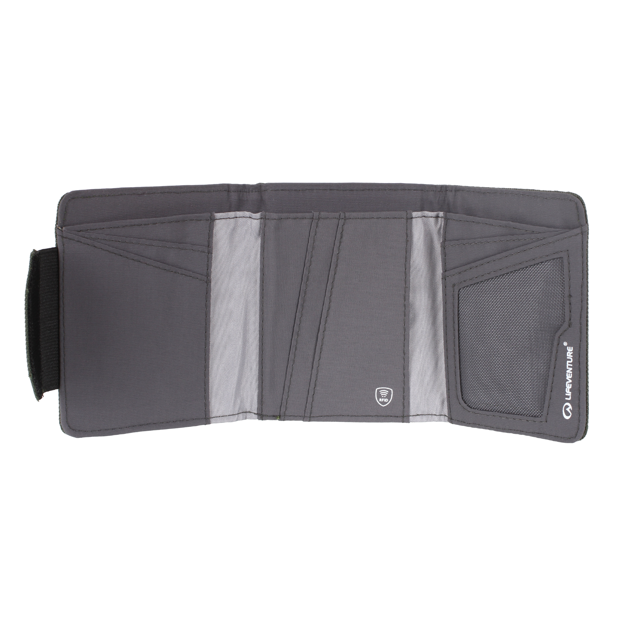 Lifeventure RFiD Recycled Wallet (Grey)