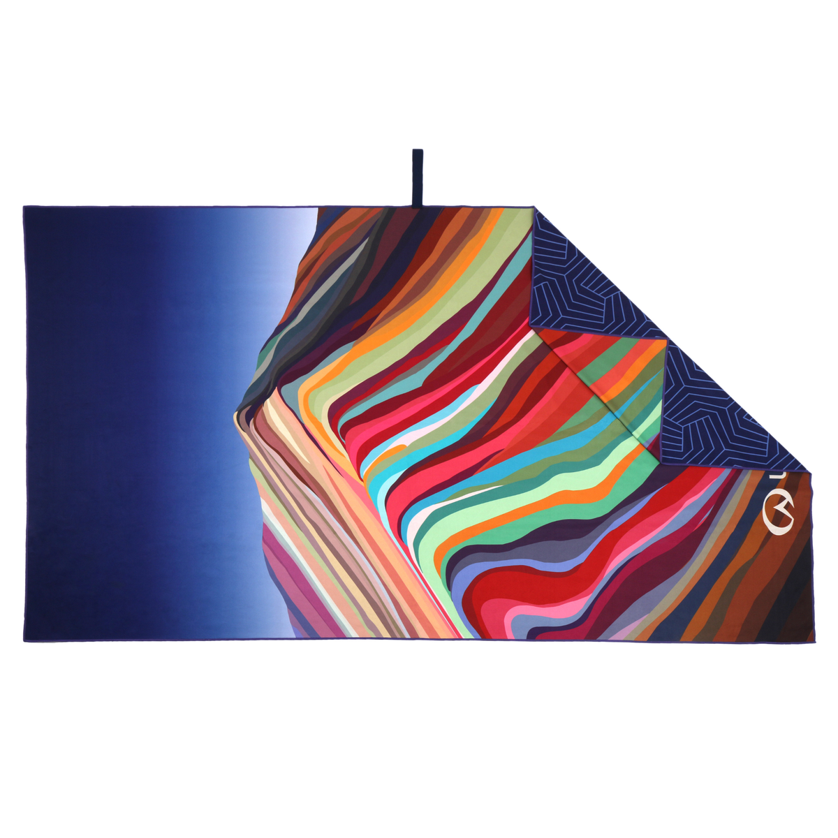 Lifeventure Recycled SoftFibre Giant Trek Towel (Rainbow Mountain)