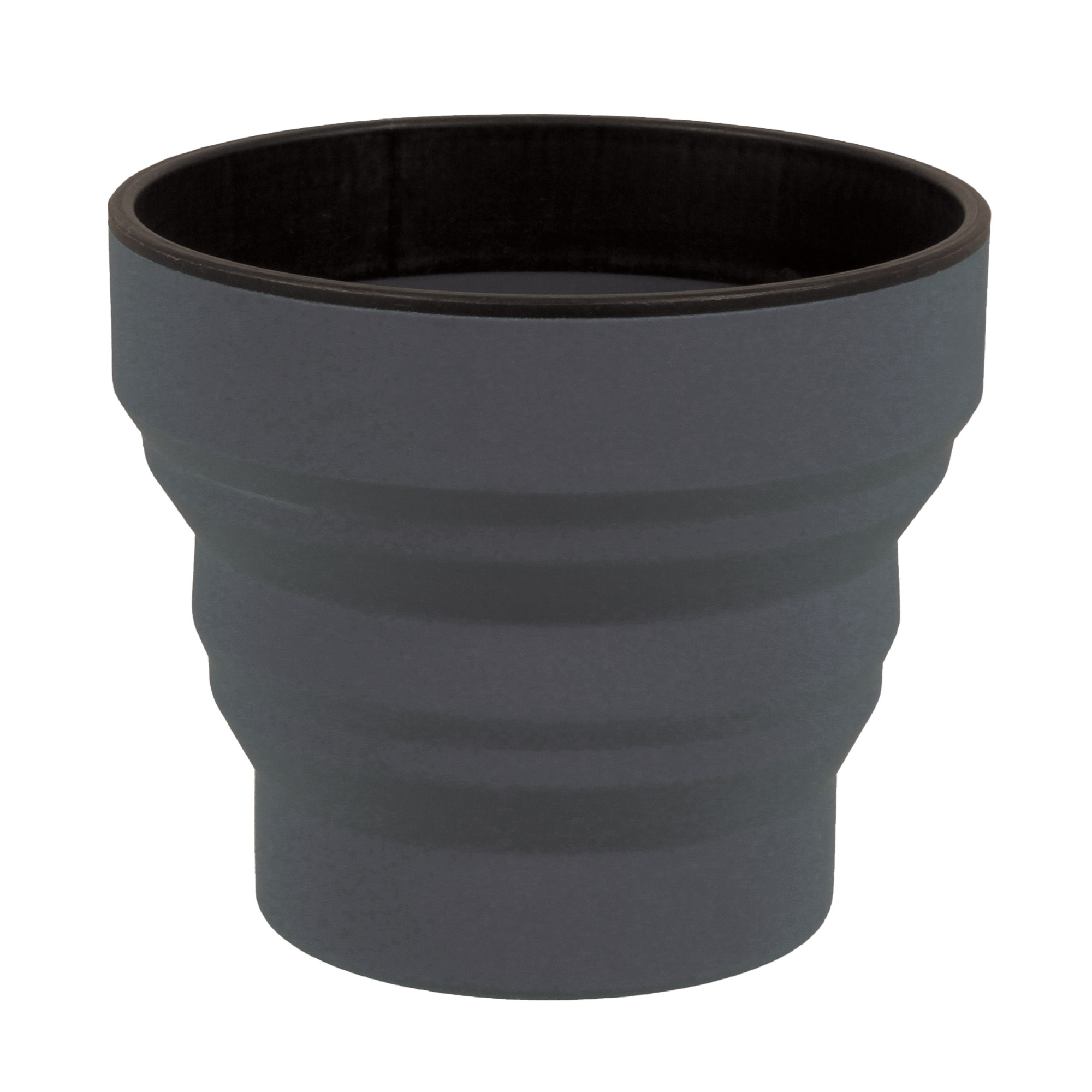 Lifeventure Ellipse Silicone 350ml Collapsible Cup (Graphite)
