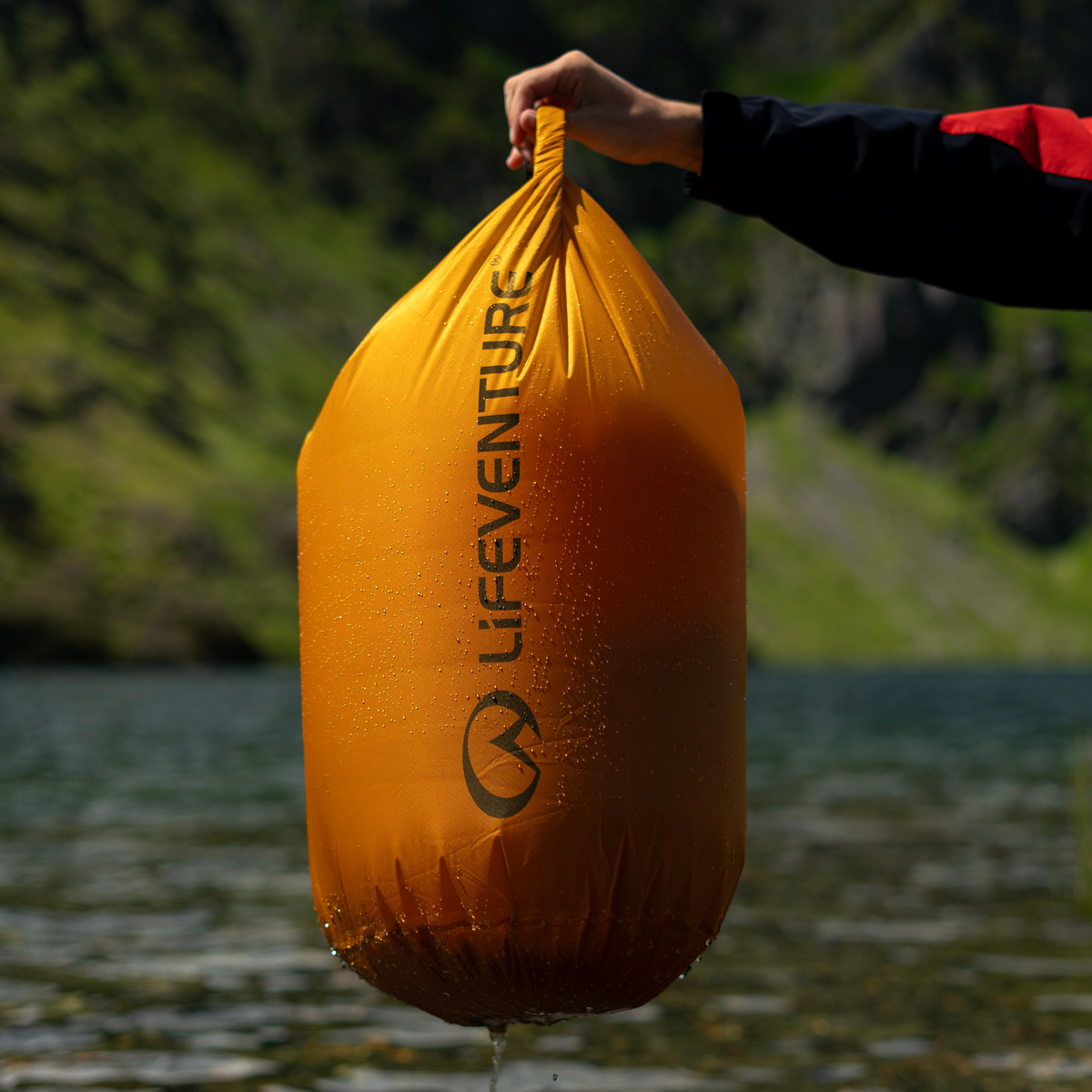 Lifeventure Ultralight 55L Dry Bag (Yellow)