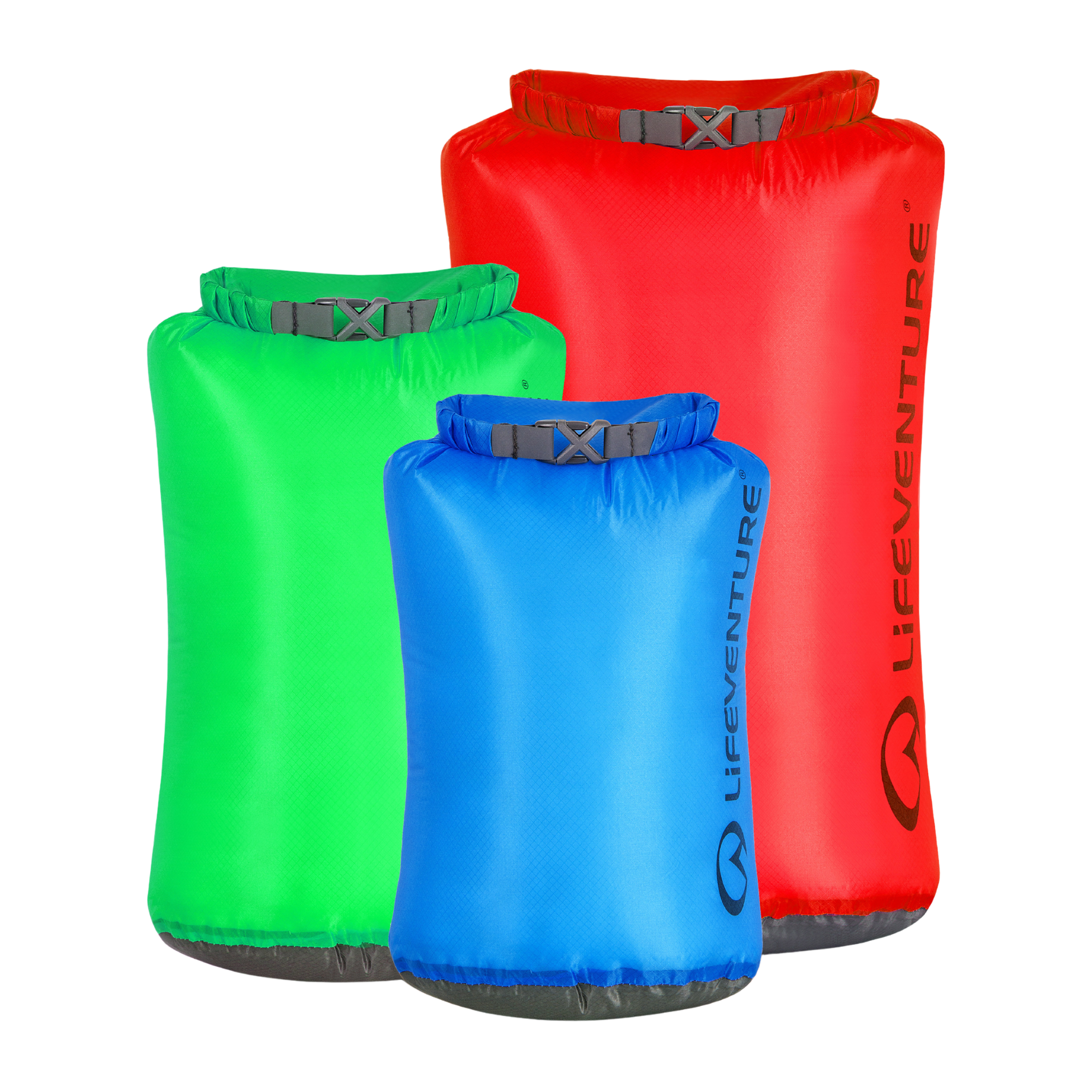 Lifeventure Ultralight Dry Bag Multipack (5L/10L/25L)