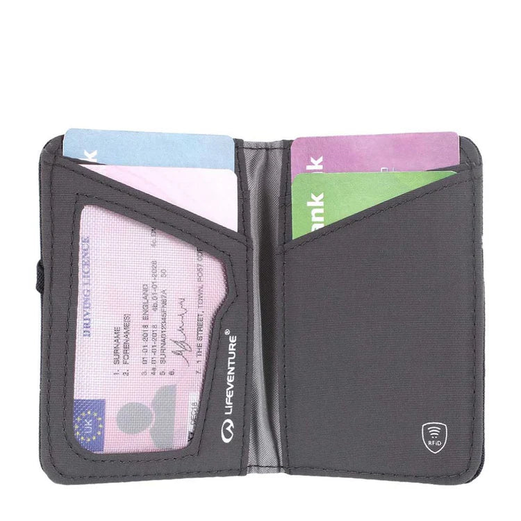 Lifeventure RFiD Recycled Card Wallet (Navy)