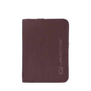 Lifeventure RFiD Recycled Card Wallet (Plum)