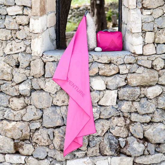 Lifeventure Recycled SoftFibre Giant Trek Towel (Pink)