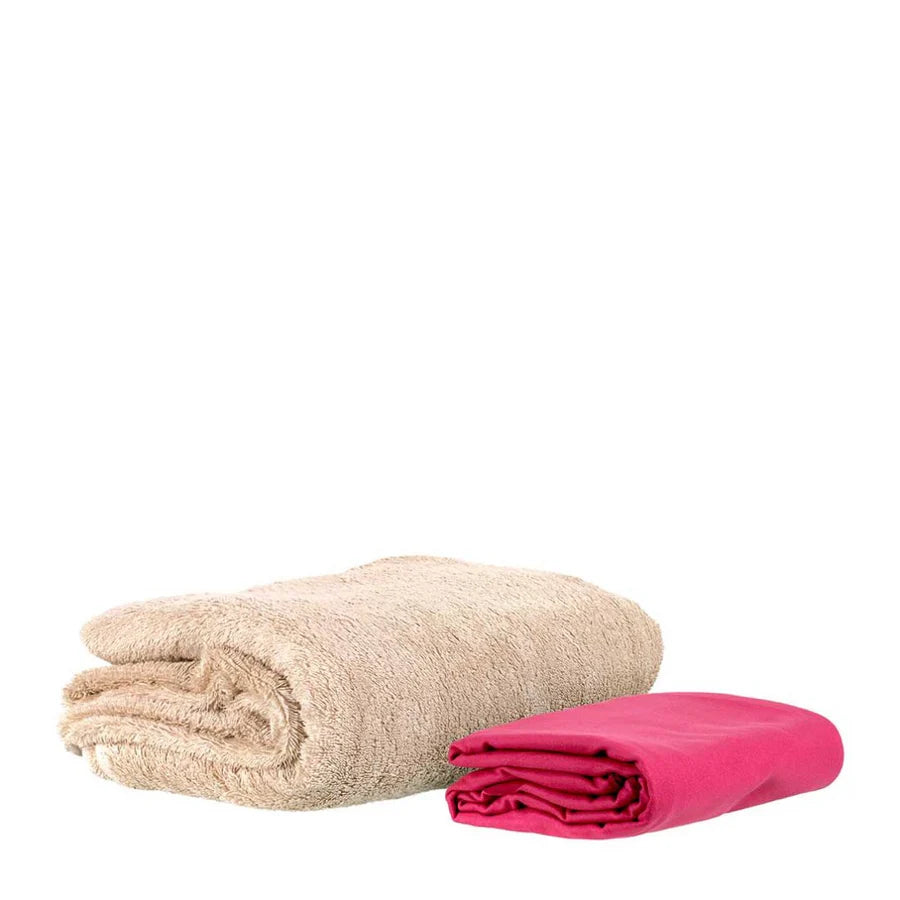 Lifeventure Recycled SoftFibre Giant Trek Towel (Pink)