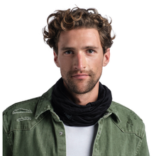 Load image into Gallery viewer, Lightweight Merino Wool Buff (Solid Black)
