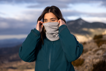 Load image into Gallery viewer, Lightweight Merino Wool Buff (Solid Light Grey)
