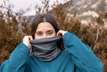 Load image into Gallery viewer, Lightweight Merino Wool Buff (Solid Light Grey)
