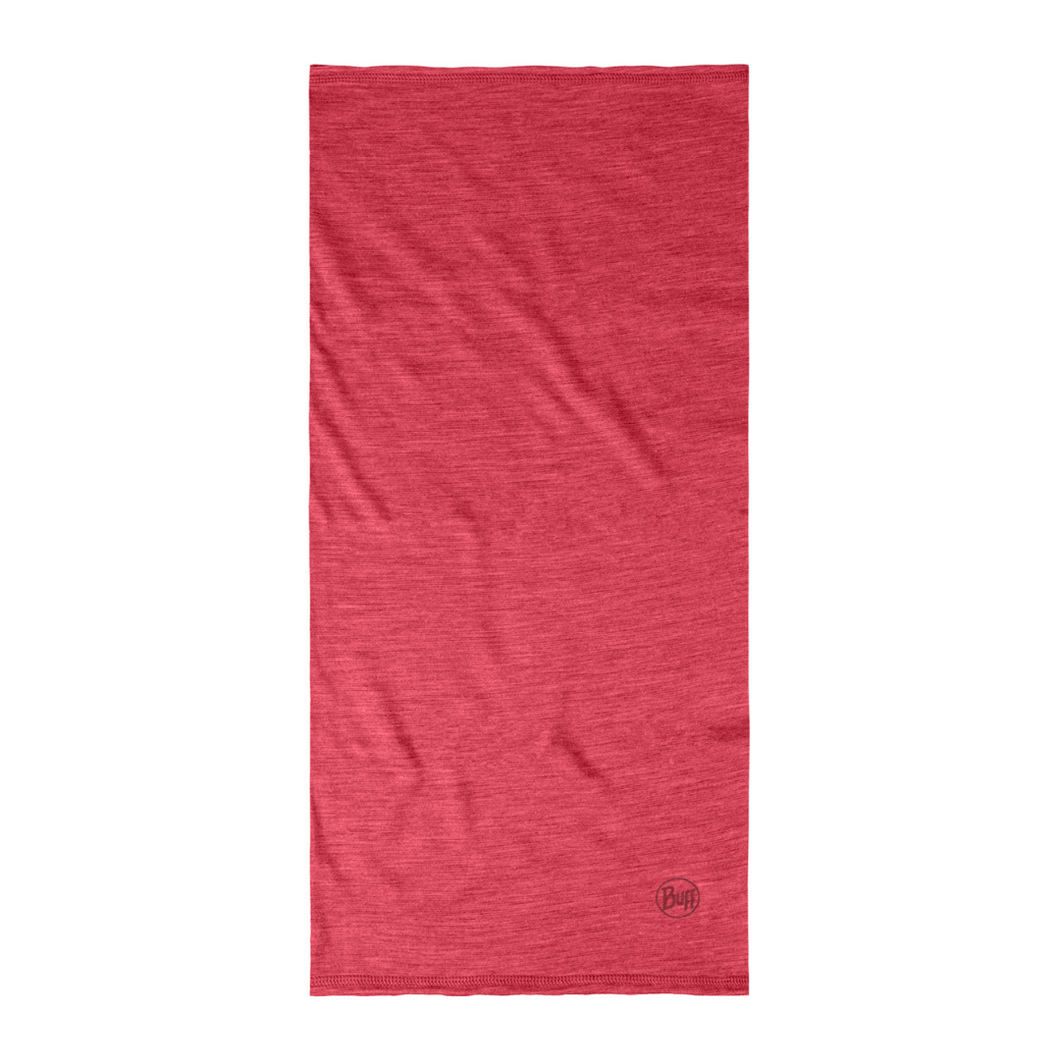 Lightweight Merino Wool Buff (Solid Cyberpink)