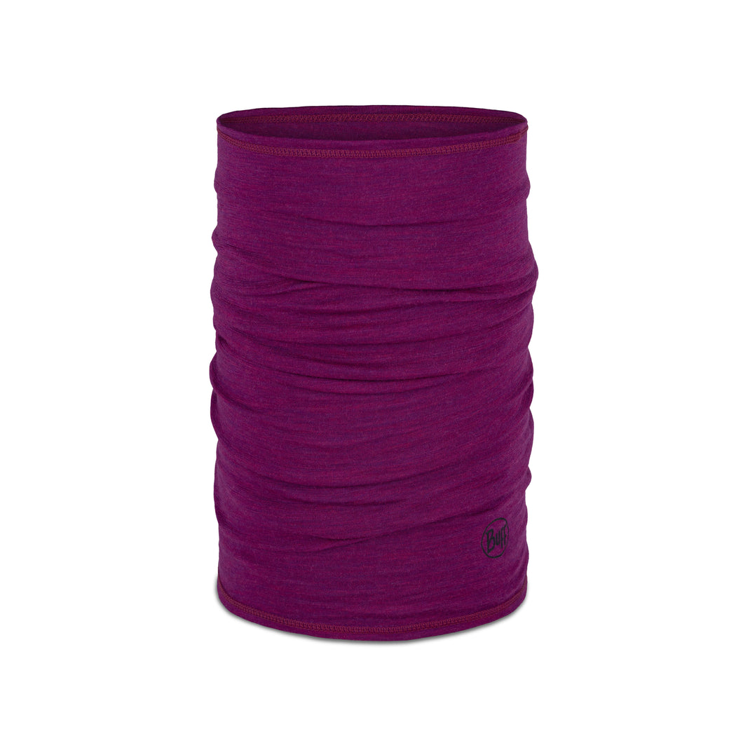 Lightweight Merino Wool Buff (Solid Magenta)