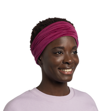 Load image into Gallery viewer, Lightweight Merino Wool Buff (Solid Magenta)
