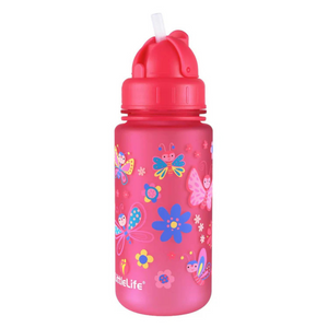 LittleLife Kids BPA Free Water Bottle (400ml)(Butterfly)