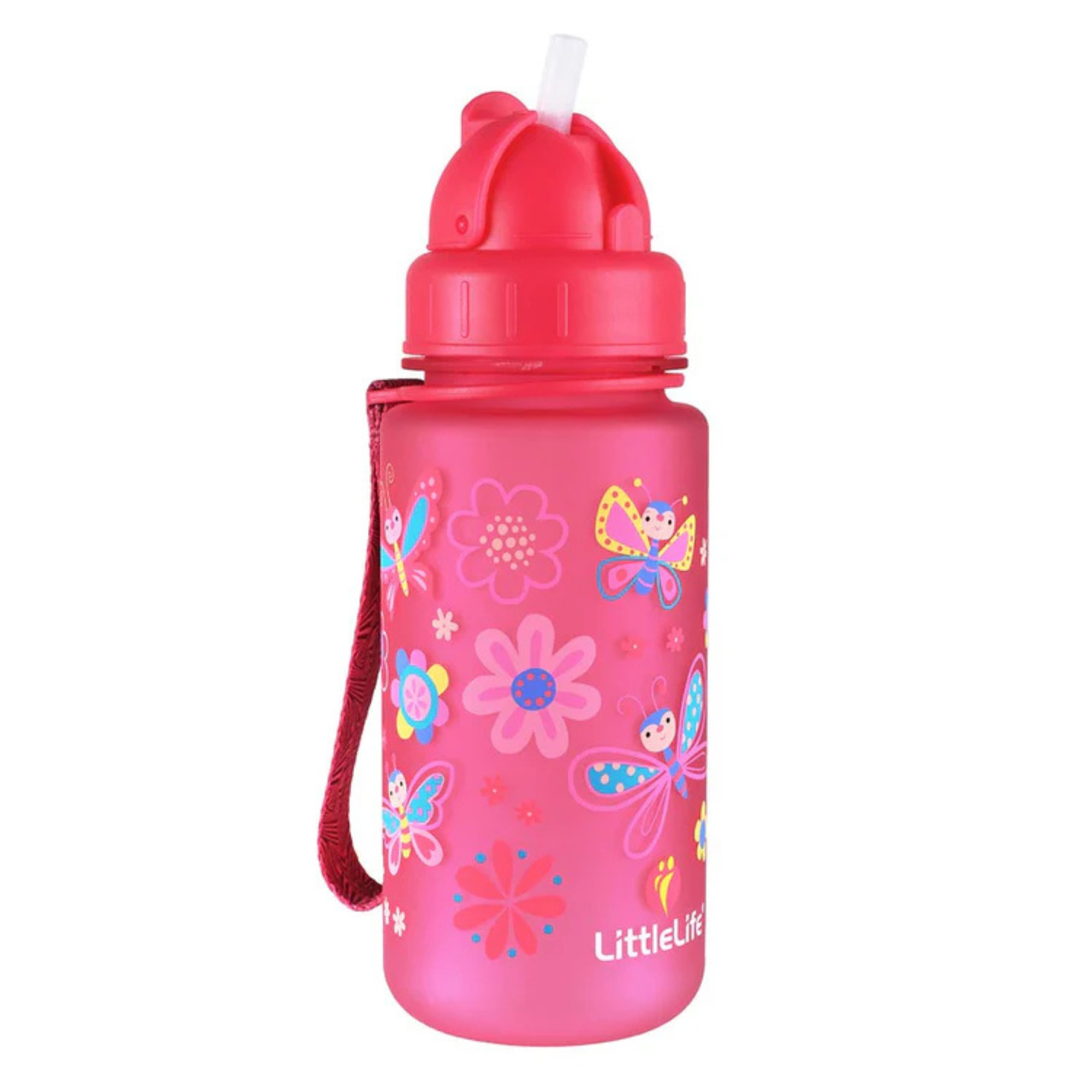 LittleLife Kids BPA Free 400ml Water Bottle (Butterfly)