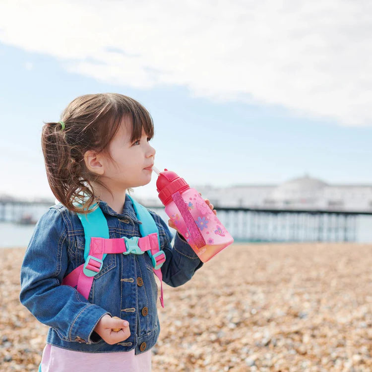 LittleLife Kids BPA Free 400ml Water Bottle (Butterfly)
