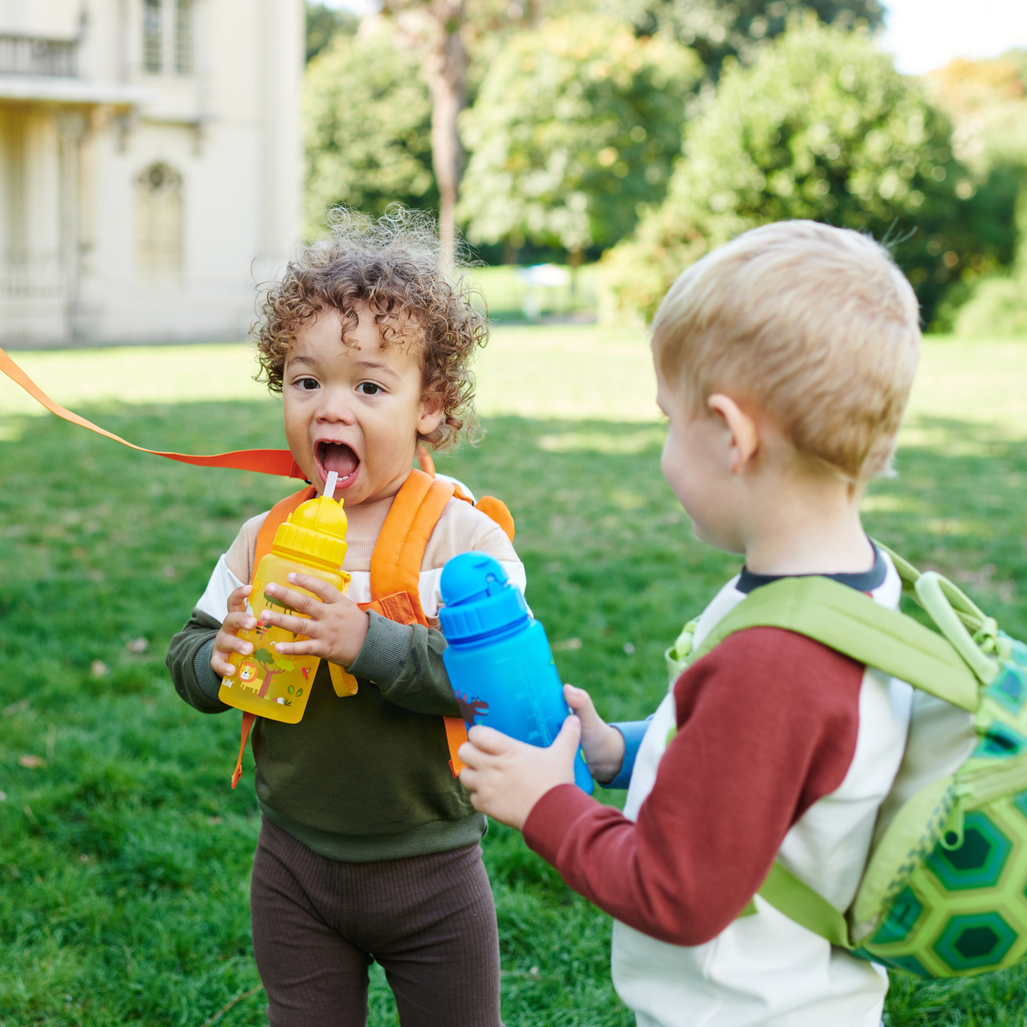 LittleLife Kids BPA Free 400ml Water Bottle (Dinosaur)