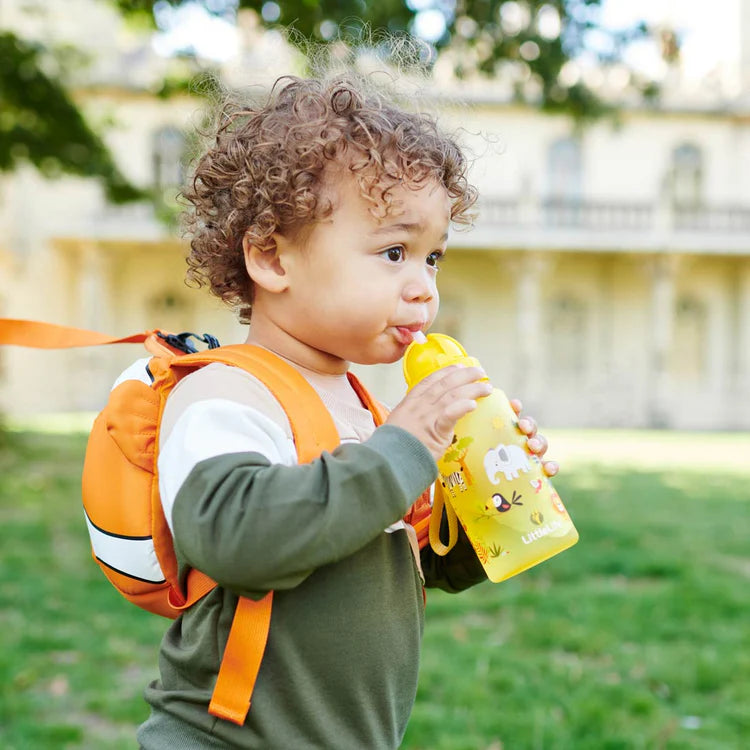 LittleLife Kids BPA Free 400ml Water Bottle (Safari)