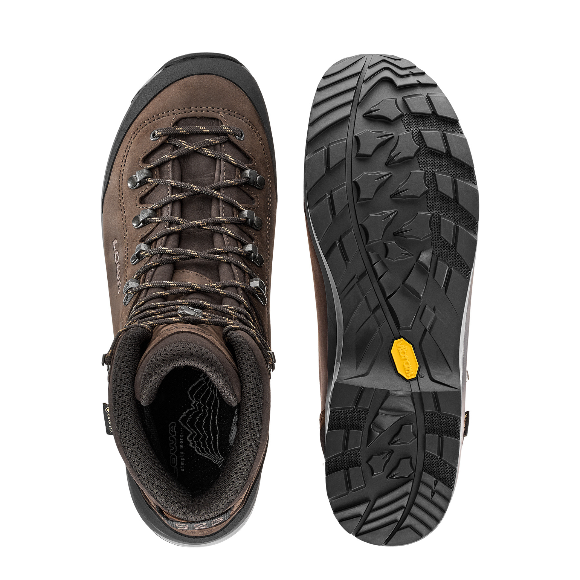 Lowa Men's Ranger Gore-Tex Wide Fit Mountaineering Boots (Brown)