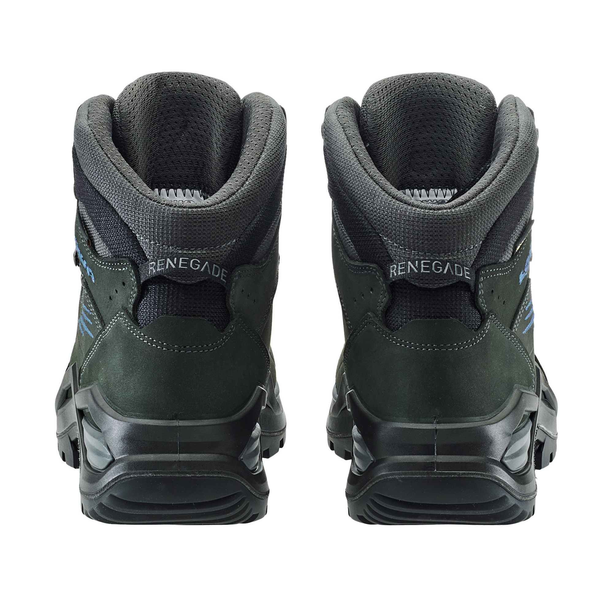 Lowa Men's Renegade Evo Mid Gore-Tex Hillwalking Boots (Anthracite/Steel Blue)