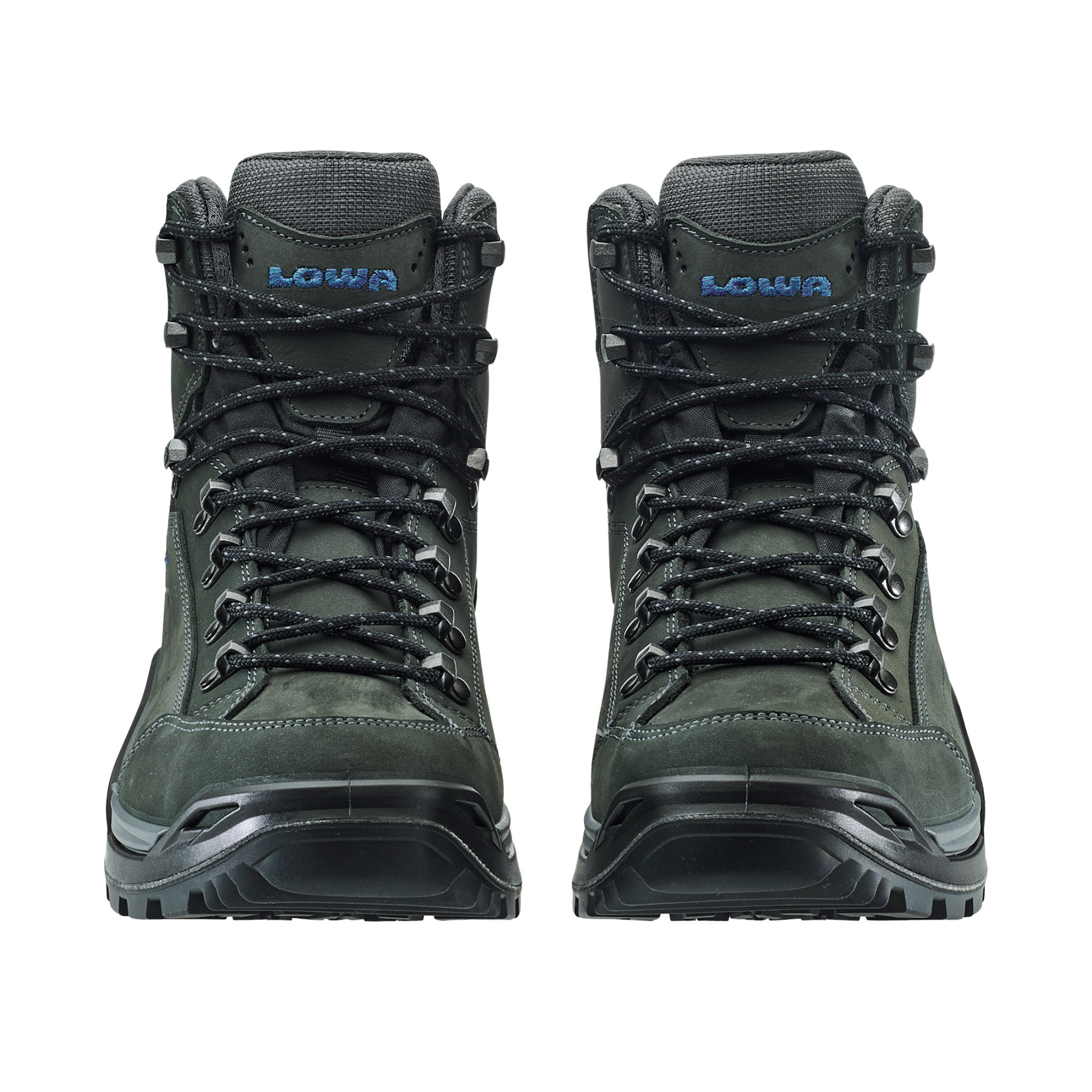Lowa Men's Renegade Evo Mid Gore-Tex Hillwalking Boots (Anthracite/Steel Blue)