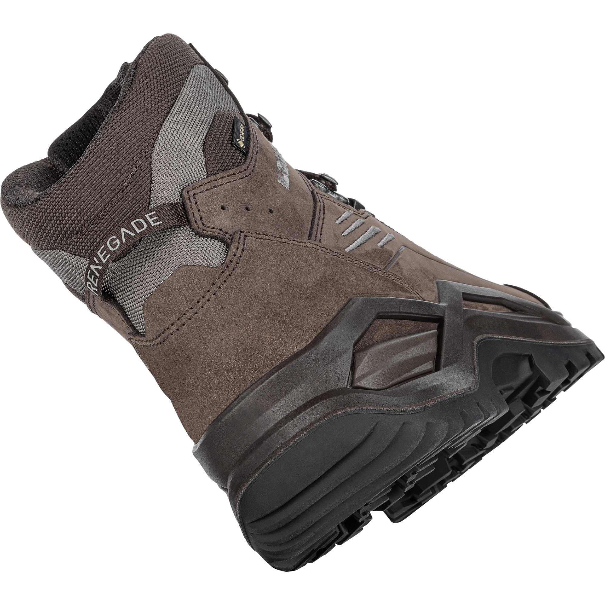 Lowa Men's Renegade Evo Mid Gore-Tex Wide Fit Hillwalking Boots (Espresso/Seaweed)