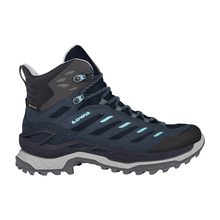 Load image into Gallery viewer, Lowa Women&#39;s Innovo Mid Gore-Tex Hillwalking Boots (Navy/Arctic)

