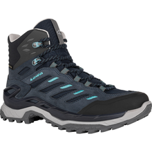 Load image into Gallery viewer, Lowa Women&#39;s Innovo Mid Gore-Tex Hillwalking Boots (Navy/Arctic)
