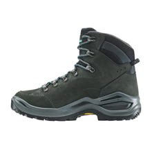 Load image into Gallery viewer, Lowa Women&#39;s Renegade Mid Evo Gore-Tex Hillwalking Boots - WIDE FIT (Asphalt/Turquoise)
