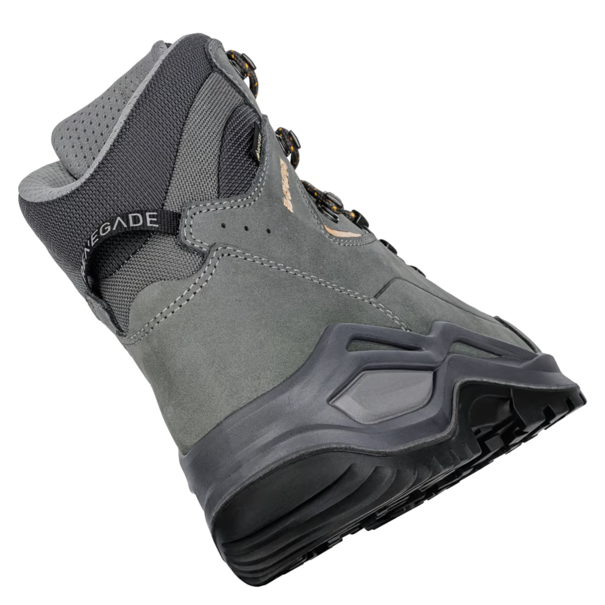 Lowa Women's Renegade Mid Evo Gore-Tex Wide Fit Hillwalking Boots (Graphite/Apricot)