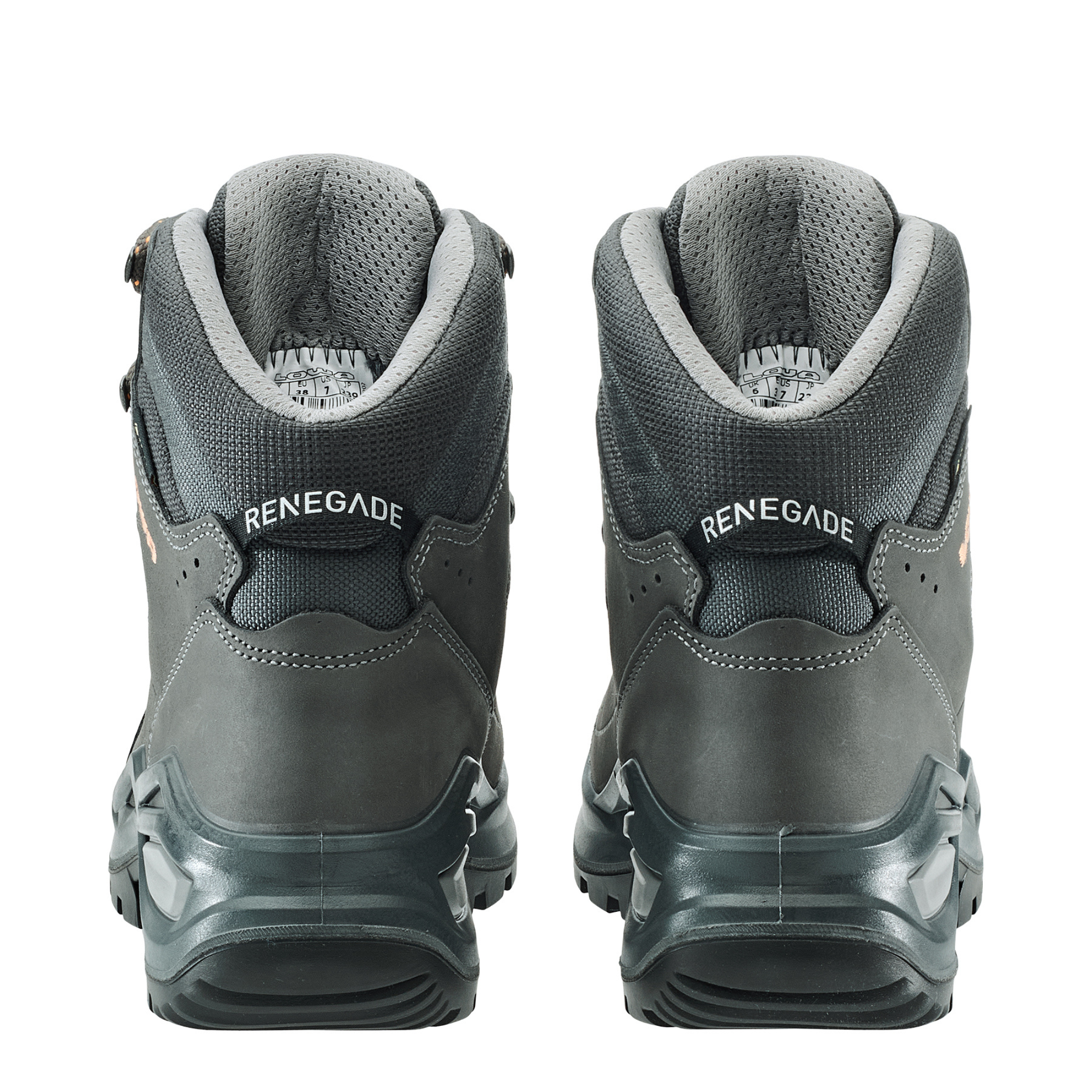 Lowa Women's Renegade Mid Evo Gore-Tex Wide Fit Hillwalking Boots (Graphite/Apricot)