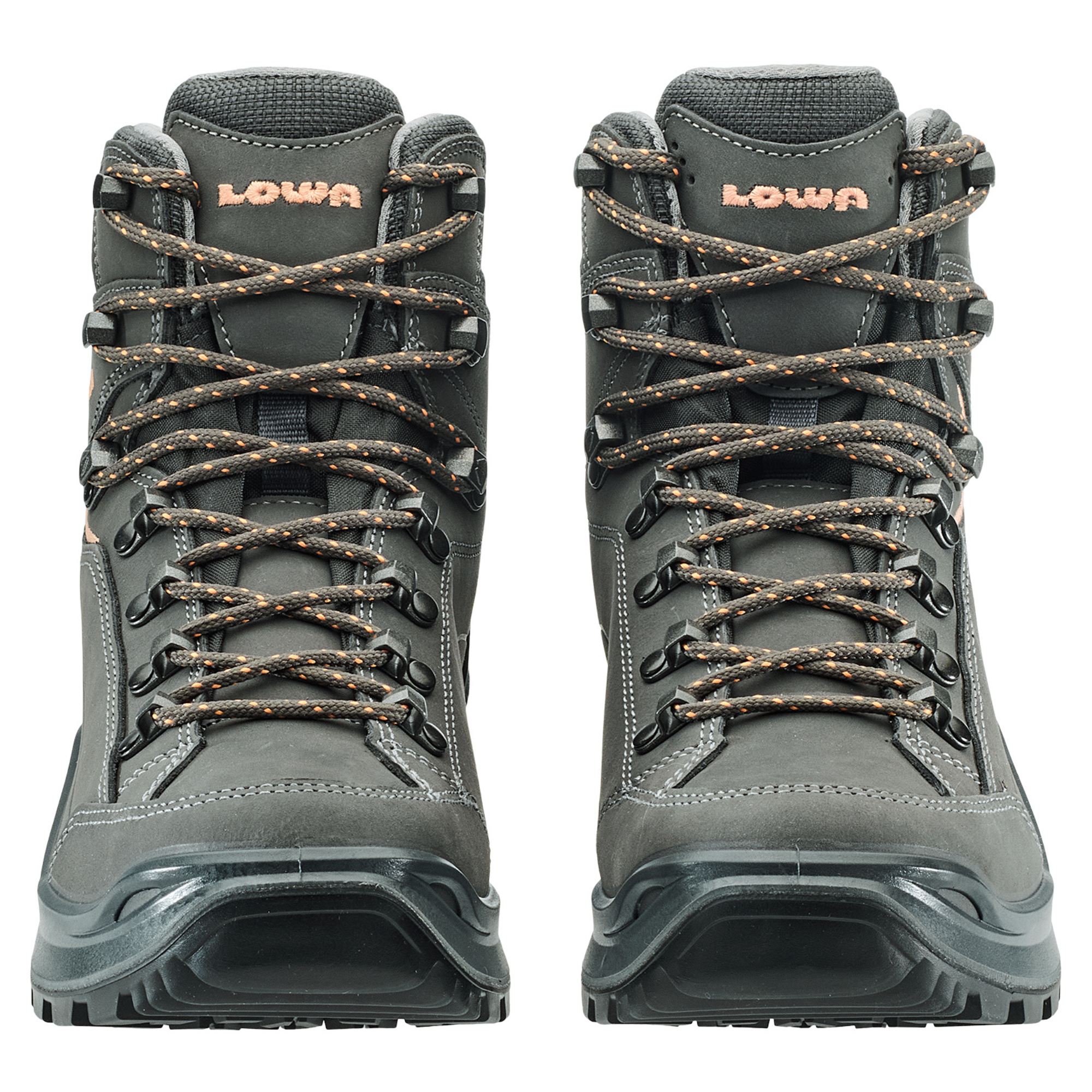 Lowa Women's Renegade Mid Evo Gore-Tex Wide Fit Hillwalking Boots (Graphite/Apricot)