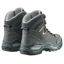 Load image into Gallery viewer, Lowa Women&#39;s Renegade Mid Evo Gore-Tex Hillwalking Boots - WIDE FIT (Graphite/Apricot)
