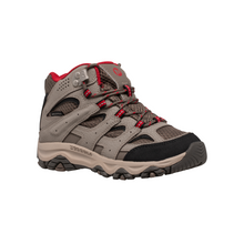 Load image into Gallery viewer, Merrell Kids Moab 3 Waterproof Mid Trail Boots (Boulder/Red)(UKJ11-UK6)
