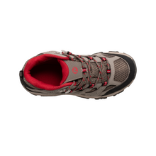 Load image into Gallery viewer, Merrell Kids Moab 3 Waterproof Mid Trail Boots (Boulder/Red)(UKJ11-UK6)
