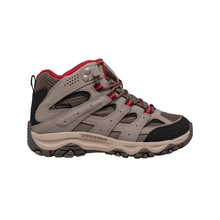 Load image into Gallery viewer, Merrell Kids Moab 3 Waterproof Mid Trail Boots (Boulder/Red)(UKJ11-UK6)
