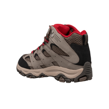 Load image into Gallery viewer, Merrell Kids Moab 3 Waterproof Mid Trail Boots (Boulder/Red)(UKJ11-UK6)

