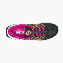 Load image into Gallery viewer, Merrell Women&#39;s Moab Flight Trail Running Shoes (Black/Fuchsia)
