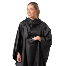 Load image into Gallery viewer, Mac-In-A-Sac Unisex Waterproof Poncho (Black)
