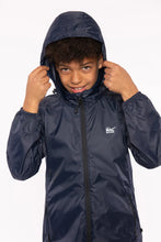 Load image into Gallery viewer, Mac In A Sac Kids Origin 2 Waterproof Jacket (Navy)(Ages 2-13)
