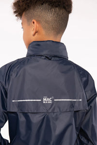 Mac In A Sac Kids Origin 2 Waterproof Jacket (Navy)(Ages 2-13)