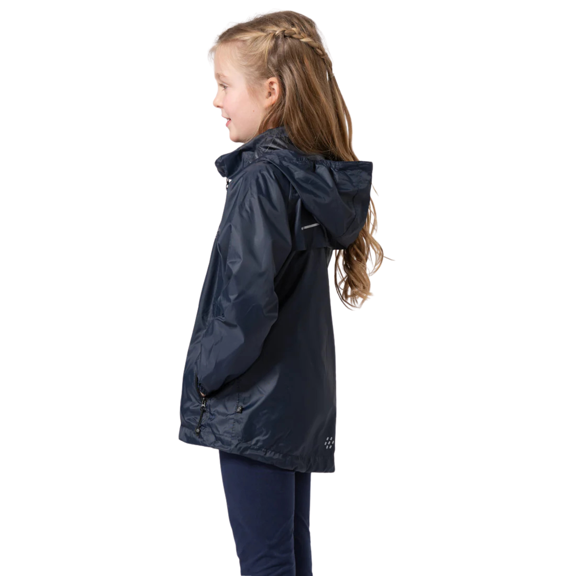 Mac In A Sac Kids Origin 2 Waterproof Jacket (Navy)(Ages 2-13)