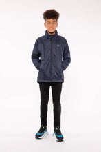 Load image into Gallery viewer, Mac In A Sac Kids Origin 2 Waterproof Jacket (Navy)(Ages 2-13)
