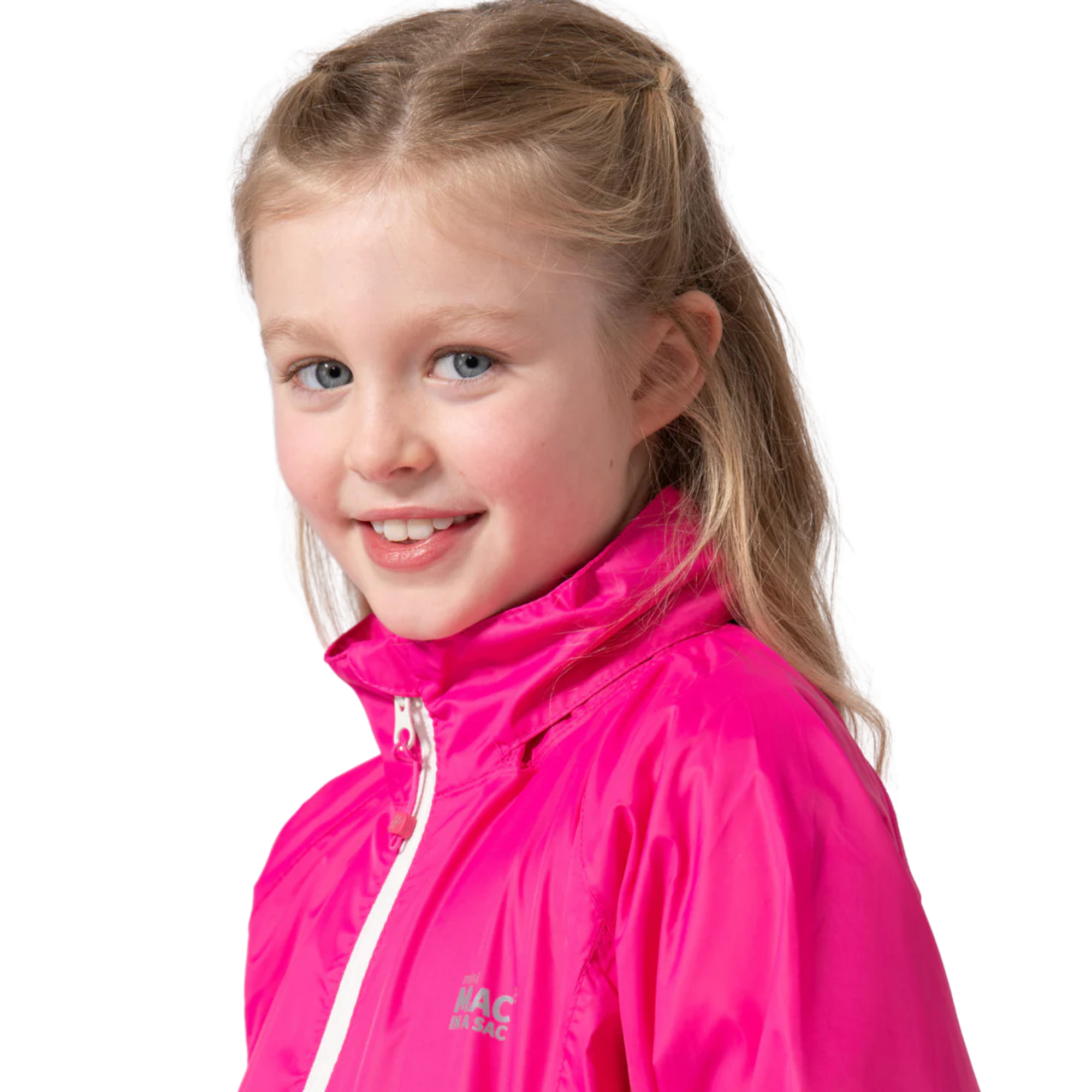 Mac In A Sac Kids Origin 2 Waterproof Jacket (New Pink)(Ages 2-13)