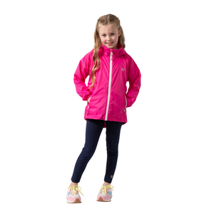 Mac In A Sac Kids Origin 2 Waterproof Jacket (New Pink)(Ages 2-13)