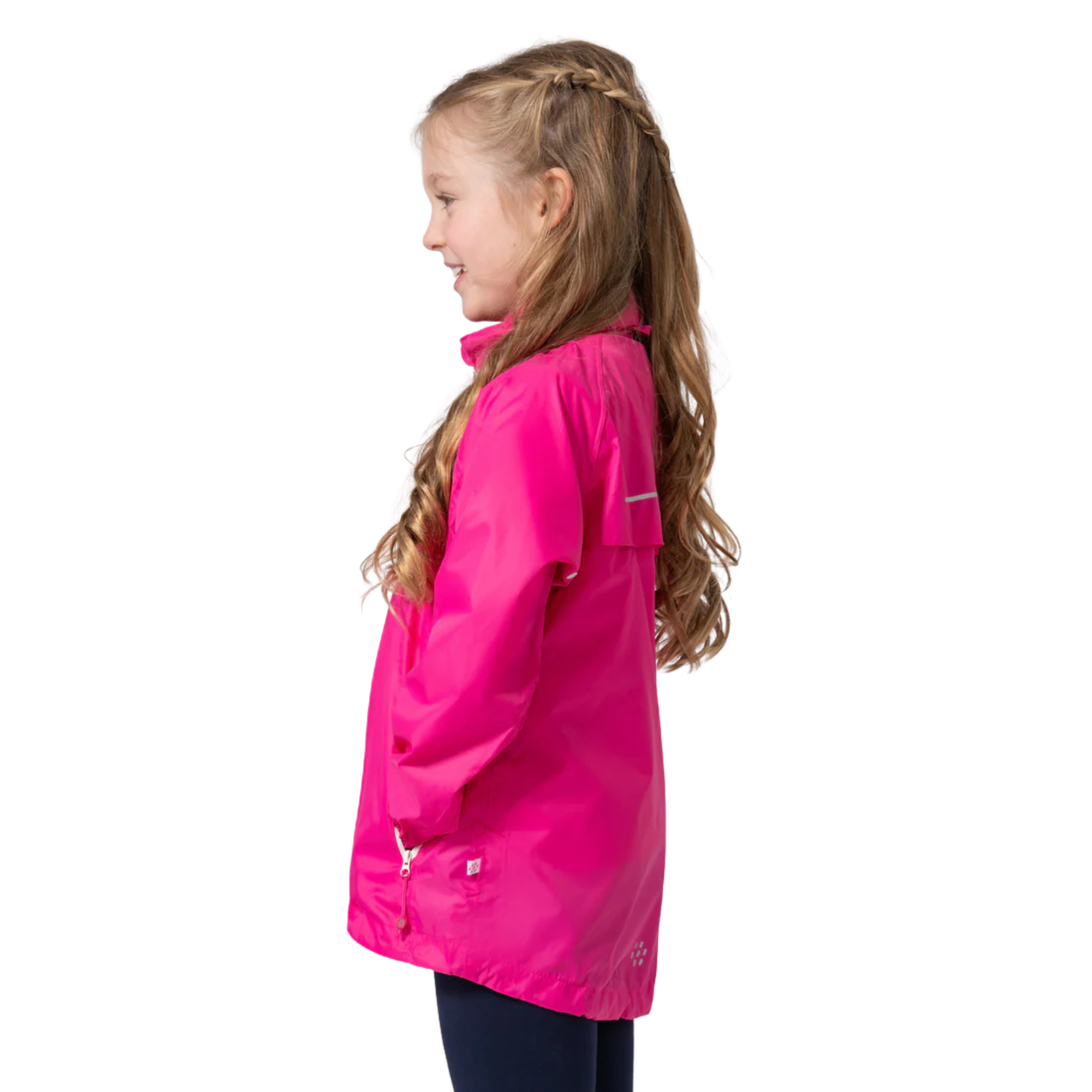 Mac In A Sac Kids Origin 2 Waterproof Jacket (New Pink)(Ages 2-13)