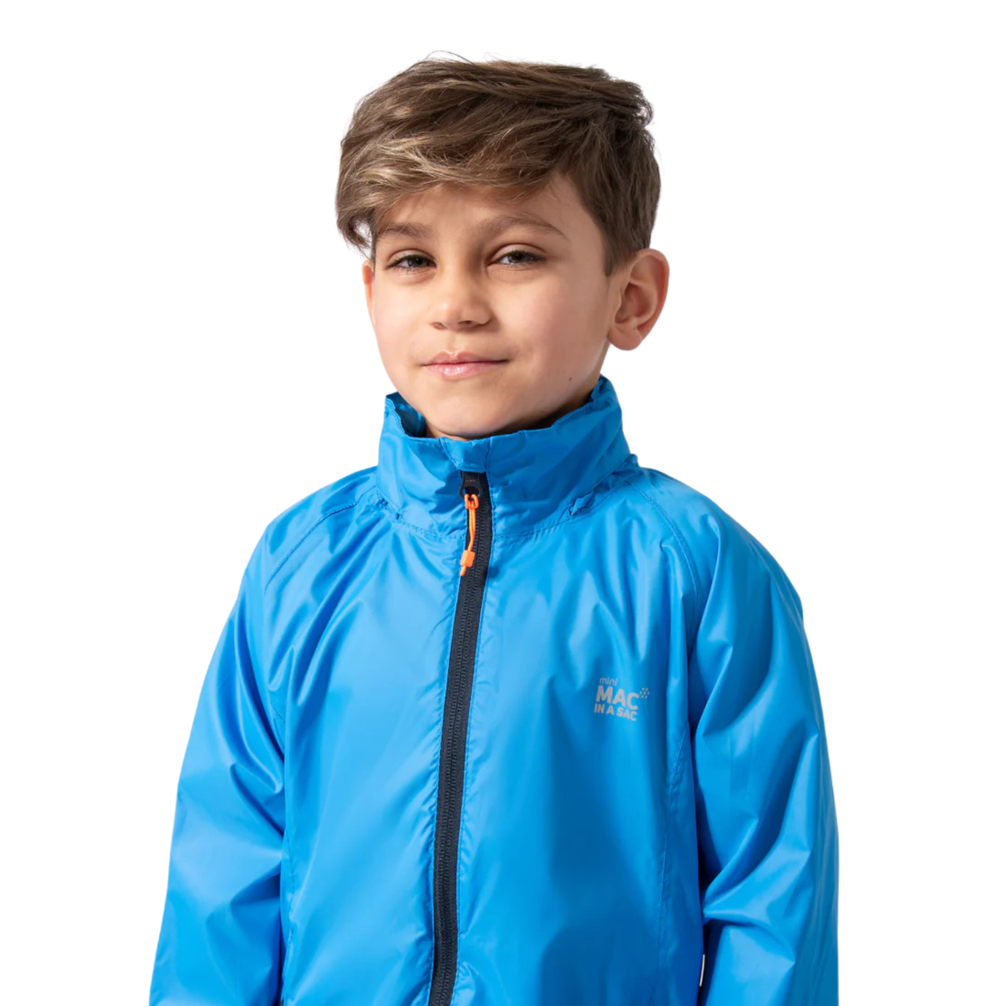 Mac In A Sac Kids Origin 2 Waterproof Jacket (Ocean Blue)(Ages 2-13)