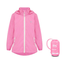 Load image into Gallery viewer, Mac In A Sac Kids Origin 2 Waterproof Jacket (Pink)(Ages 2-13)
