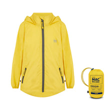 Load image into Gallery viewer, Mac In A Sac Kids Origin 2 Waterproof Jacket (Yellow)(Ages 2-13)
