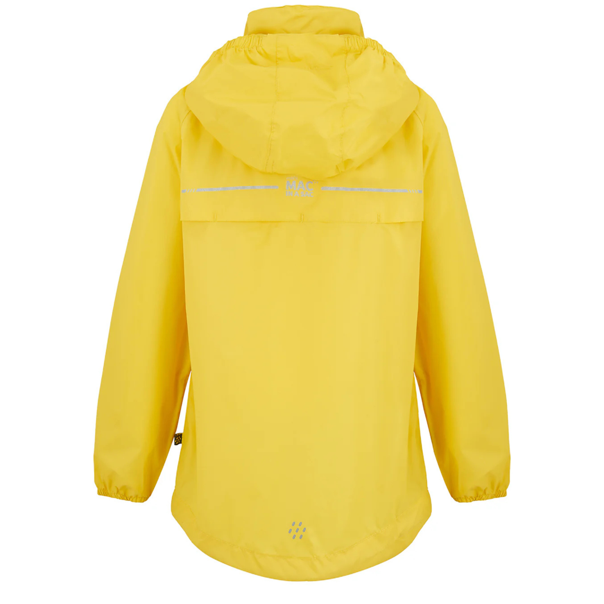 Mac In A Sac Kids Origin 2 Waterproof Jacket (Yellow)(Ages 2-13)