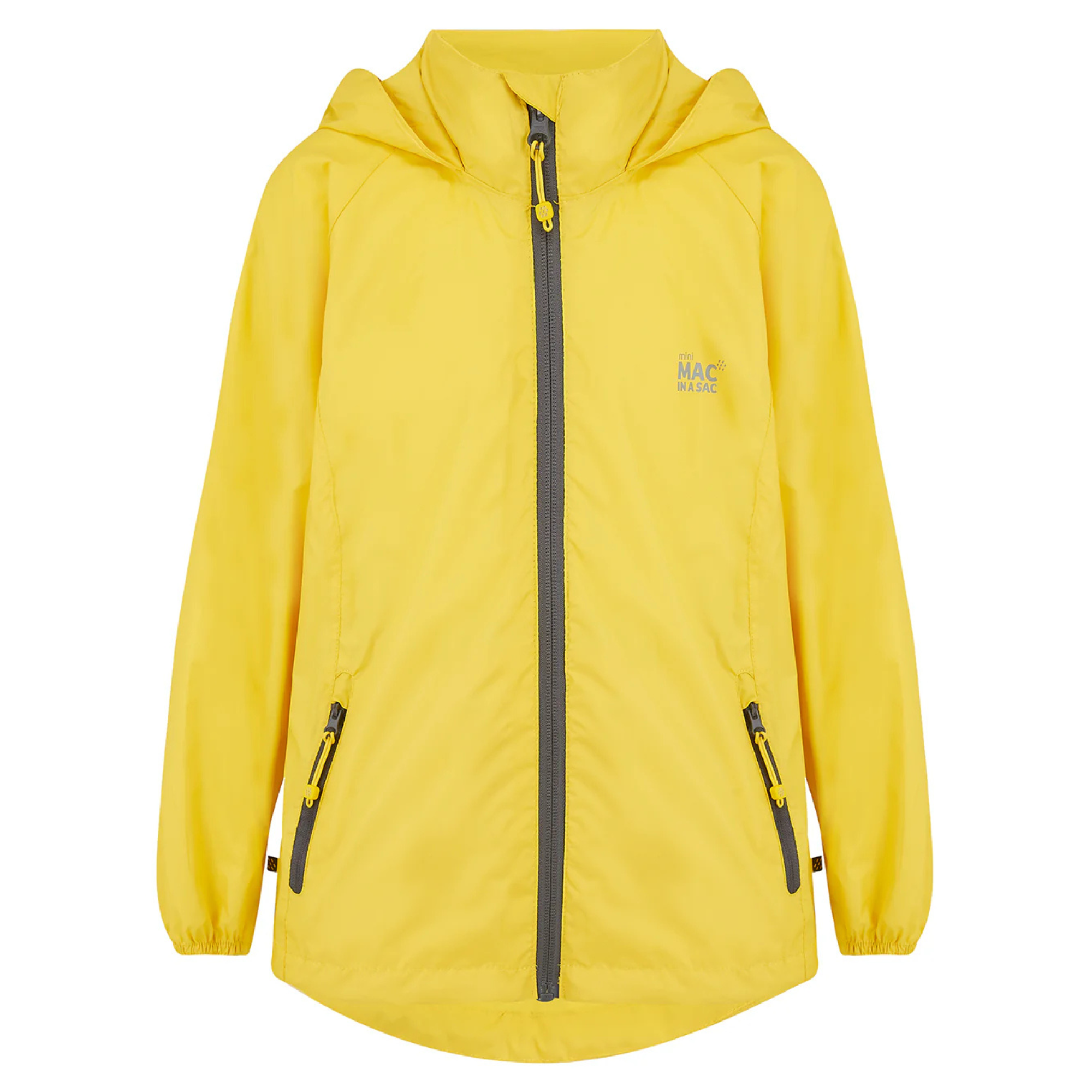 Mac In A Sac Kids Origin 2 Waterproof Jacket (Yellow)(Ages 2-13)